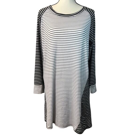 Nicole Miller Women's Striped Casual Dress Size M - Picture 1 of 5